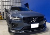 ボルボV60 フロントリップスポイラー取付