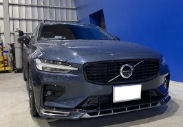 ボルボV60 Rデザイン へフロントリップスポイラー